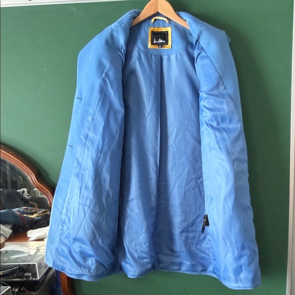 Sam Edelman Sky Blue Womens 10 Wool Blend Pea Coat Winter - Picture 9 of 10